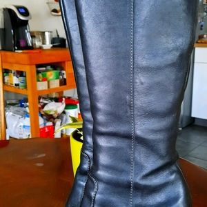 Ecco knee high heeled boots